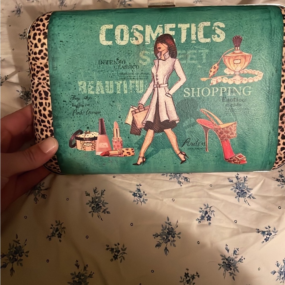 One of a kind clutch/ shoulder bag